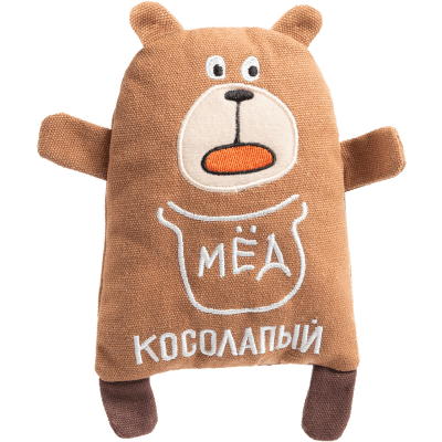 Триол Игрушка для собак мягкая мишка-косолапый 15/18см