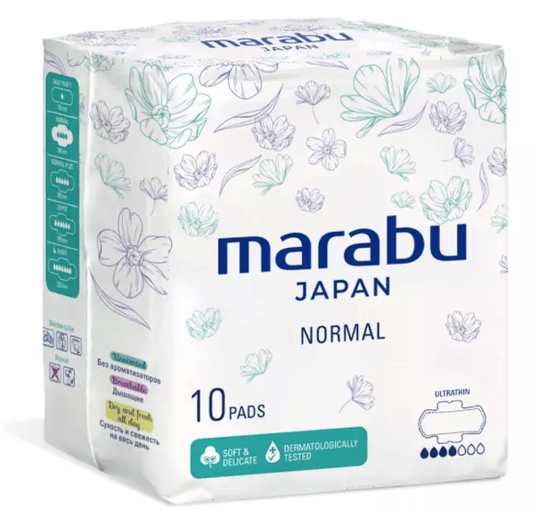 Прокладки Марабу ультратонкие нормал №10
