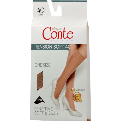 Гольфы женские conte tension soft (40ден)р.36-39 natural 14С-57СП