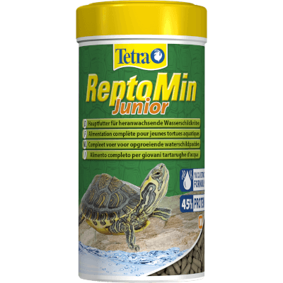Тетра ReptoMin Junior Корм для водных черепах молодых в виде палочек 250мл Тетра ReptoMin Junior Корм для водных черепах молодых в виде палочек 250мл