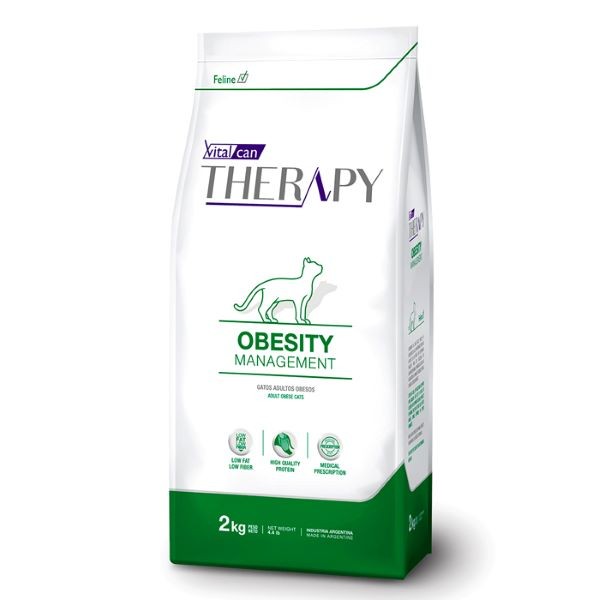 Виталкан Therapy Feline Obesity Management Корм сухой для кошек для снижения веса 2кг