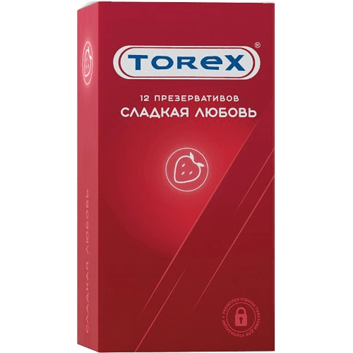 Торекс/Torex Презервативы клубника №12