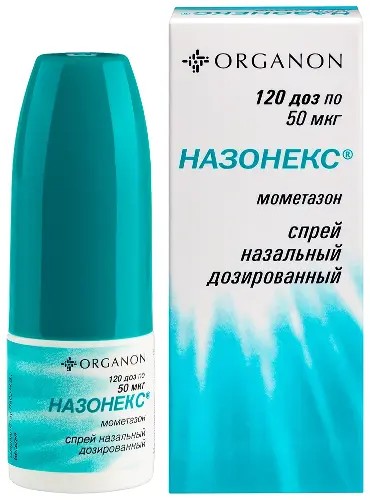 Назонекс спрей наз. доз. 120доз 50мкг/доза 18г №1