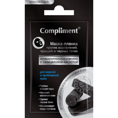 Комплимент/Compliment Маска-пленка для лица против раздражений 9г