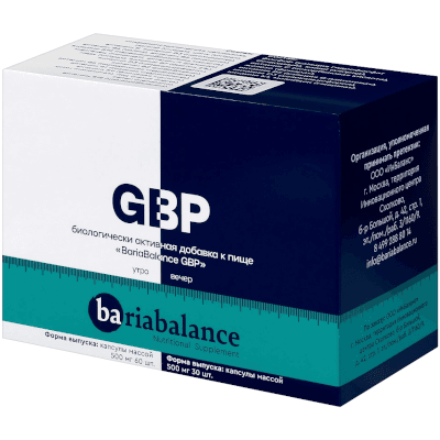 Bariabalance gbp капс. утро №60+вечер №30