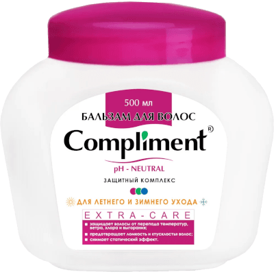 Комплимент/Compliment Бальзам для волос extra-care для зимнего и летнего ухода 500мл