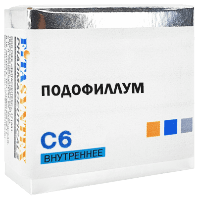 Подофиллум 6 др. гомеопат. 10г