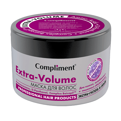 Комплимент Маска для тонких волос Extra volume 500мл