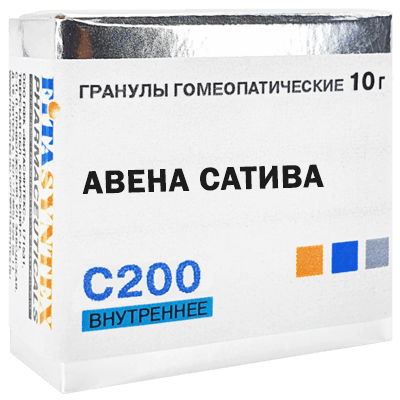Авена сатива С200 гран. гомеопат. 10г