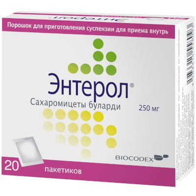 Энтерол пор. д/сусп.внутр. 250мг №20