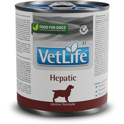 Фармина Vet Life Hepatic Корм влажный для собак диета при печеночной недостаточности паштет 300г