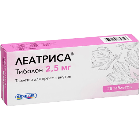 Леатриса табл. 2,5мг №28 Леатриса табл. 2,5мг №28