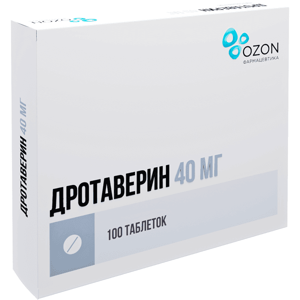Дротаверин табл. 40мг №100