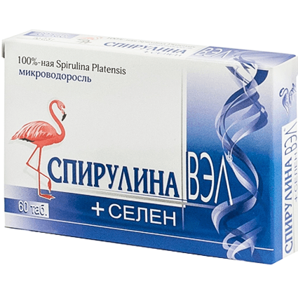Спирулина ВЭЛ+Селен табл. №60