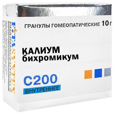 Калиум бихромикум С200 гран. 10г