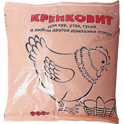 Крепковит для кур, уток, гусей и другой домашней птицы 900г Крепковит для кур, уток, гусей и другой домашней птицы 900г