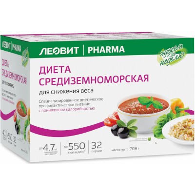 Средиземноморская диета Леовит 708г