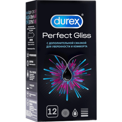 Дюрекс Презервативы perfect gliss №12