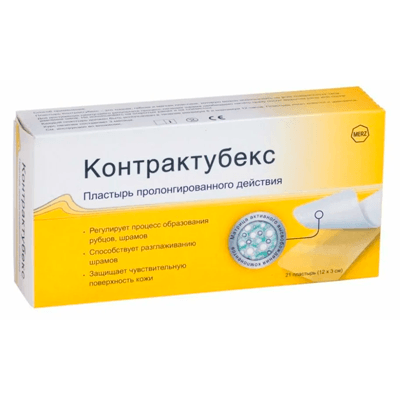 Контрактубекс пластырь пролонг. действия 12х3см №21 Контрактубекс пластырь пролонг. действия 12х3см №21