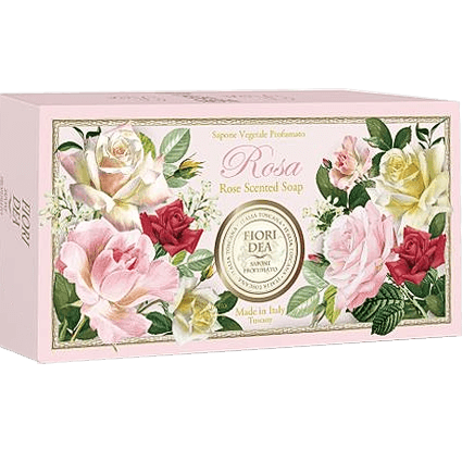 Фьери дея мыло парфюмированное роза 125гх2 (картон)