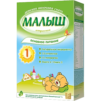 Малыш истринский 1 Смесь сухая молочная 0-6мес 350г №1