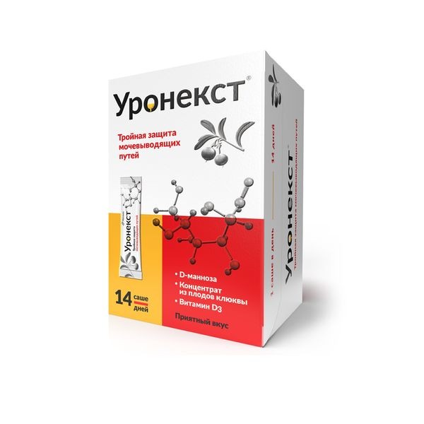 Уронекст пор. для приема внутрь пакет-саше 2,6г №14