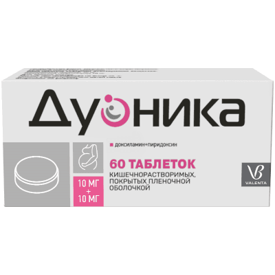 Дуоника табл. кишечнораствор. п.п.о. 10мг+10мг №60