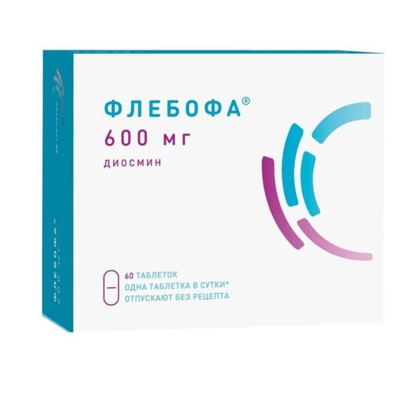 Флебофа табл. 600мг №60