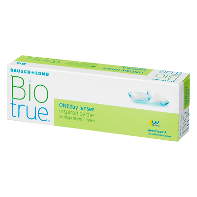 Линзы контактные Oneday Biotrue -1,25 №30