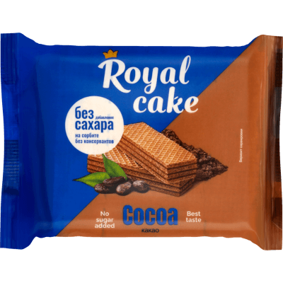 Royal Cake Вафли на сорбите с какао 120г