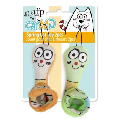 All for Paws Catoon Игрушка для кошек улитки с кошачьей мятой 23х5см №2