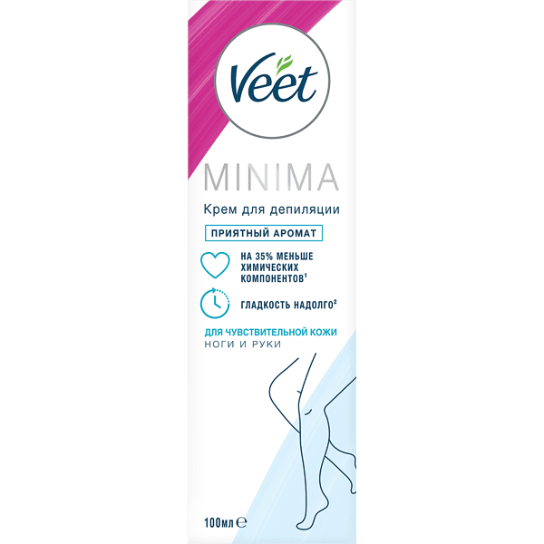 Вит/veet minima Крем для депиляции для чувствительной кожи 100мл Вит/veet minima Крем для депиляции для чувствительной кожи 100мл