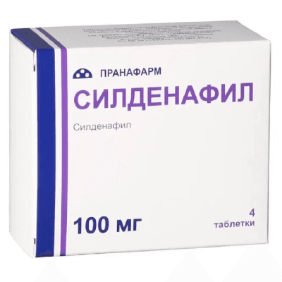 Силденафил табл. п.п.о. 100мг №4