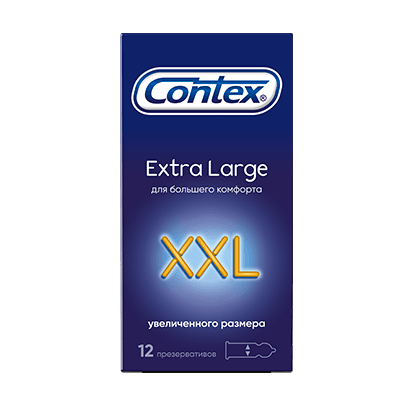 Презервативы Контекс/Contex экстра лардж xxl увелич размер №12