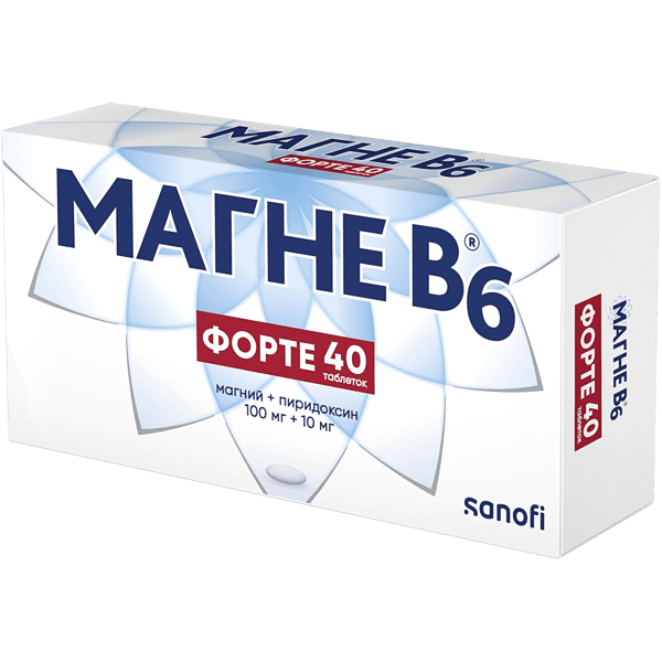 Магне B6 форте табл. п.п.о. №40