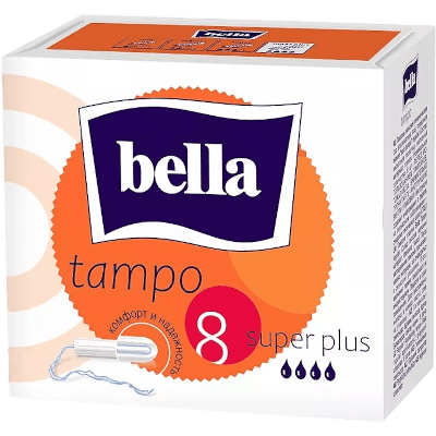 Белла Тампоны без аппликатора Tampo Super Plus №8