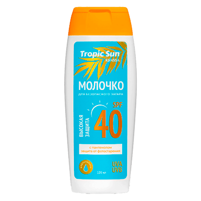 Красса тропик сан Молочко для безопасного загара SPF40 100мл Красса тропик сан Молочко для безопасного загара SPF40 100мл
