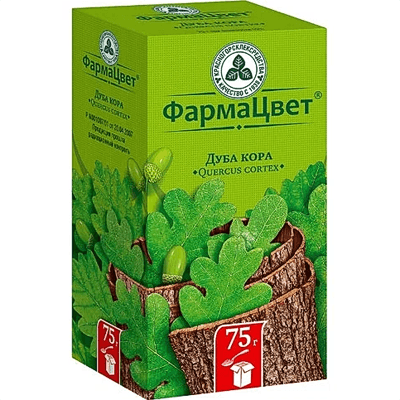 Дуба кора измельч. 75г