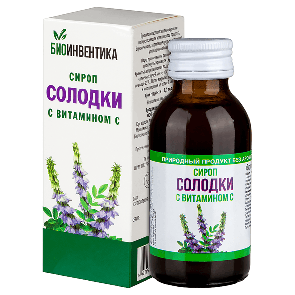 Сироп солодки с вит C 100мл