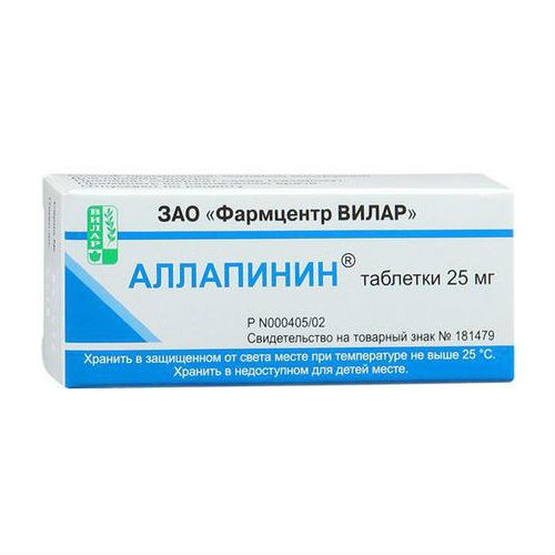 Аллапинин табл. 25мг №30