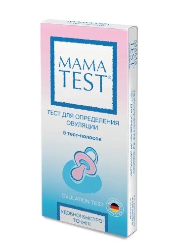Тест на овуляцию mamatest №5 Тест на овуляцию mamatest №5