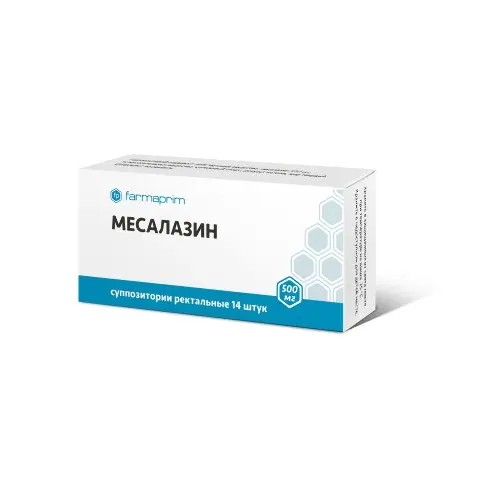 Месалазин супп. рект. 500мг №14