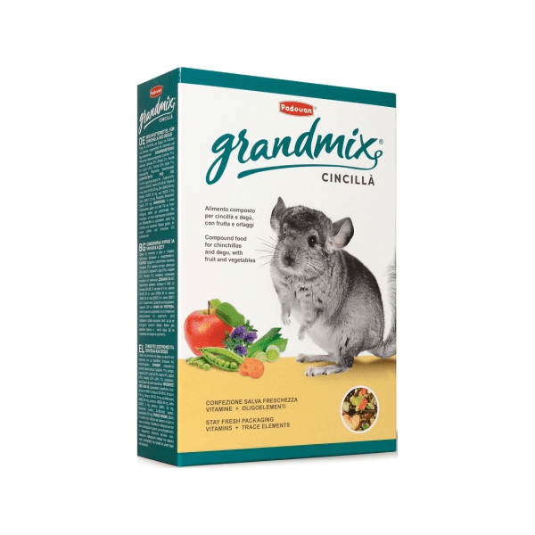 Падован/Padovan Grandmix Cincilla Корм для шиншилл и дегу 850г