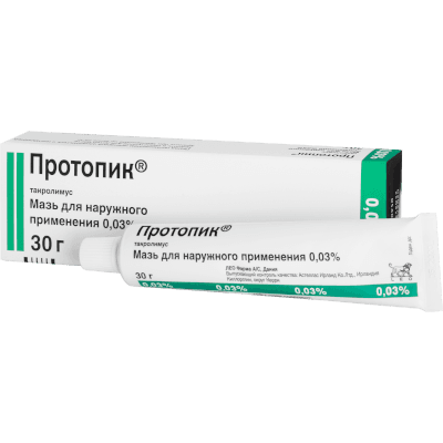 Протопик мазь для наружного применения 0,03% 30г №1