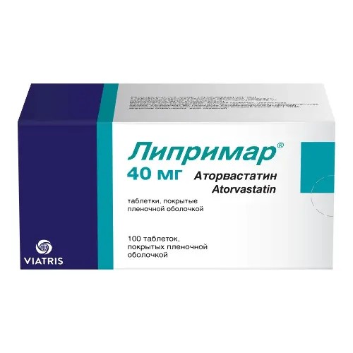 Липримар табл. п.п.о. 40мг №100