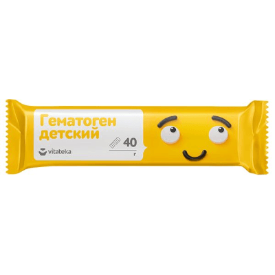 Витатека Гематоген детский с 3-х лет 40г