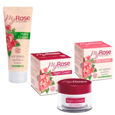 Май роуз/my rose of bulgaria Набор крем для лица дневной 50мл+крем для лица ночной 50мл +крем для рук 75мл Май роуз/my rose of bulgaria Набор крем для лица дневной 50мл+крем для лица ночной 50мл +крем для рук 75мл