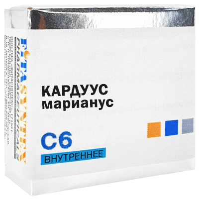 Кардуус марианус 6 др. гомеопат. 10г