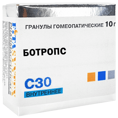 Ботропс С30 гран. гомеопат. 10г