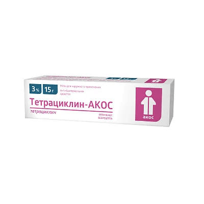 Тетрациклин-Акос мазь для наружного применения 3% 15г №1